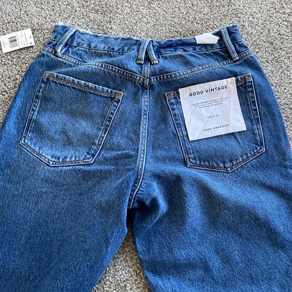 Good American good vintage jagged hem jeans - Picture 6 of 10